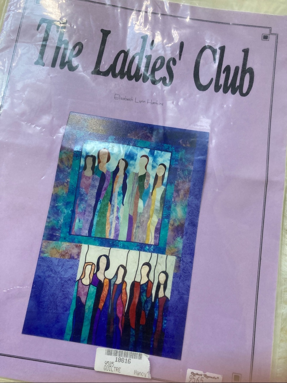 NIP the Ladies Club Elizabeth Lynn Harkins Quilt Pattern Mystic Moon Design